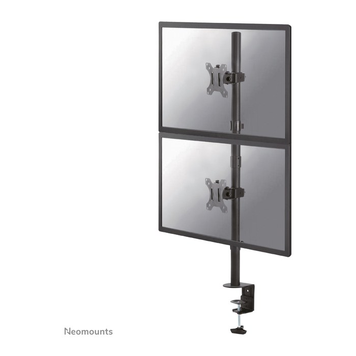 Neomounts Monitor-Halterung FPMA-D550DV schwarz für 2 Monitore, Tischbohrung