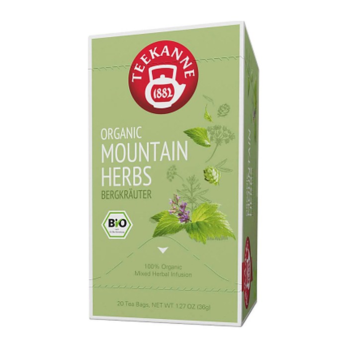 TEEKANNE ORGANIC. MOUNTAIN HERBS Bio-Tee 20 Portionen