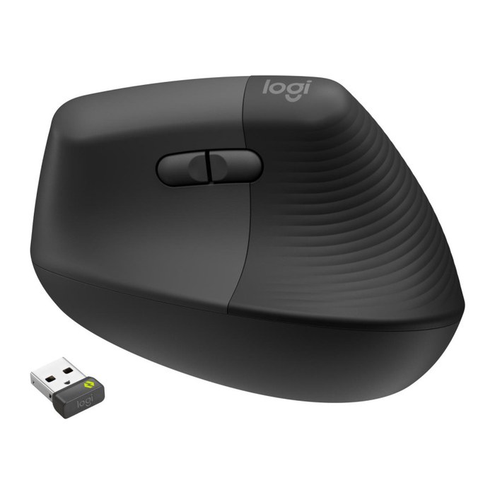Logitech Lift for Business Maus ergonomisch kabellos graphit