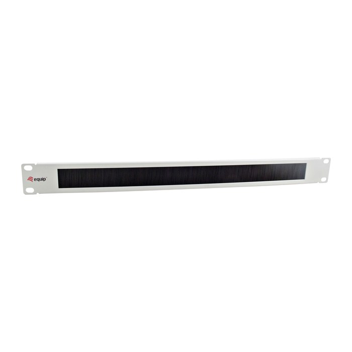 Equip 19" Bürstenblende 1U RAL7035