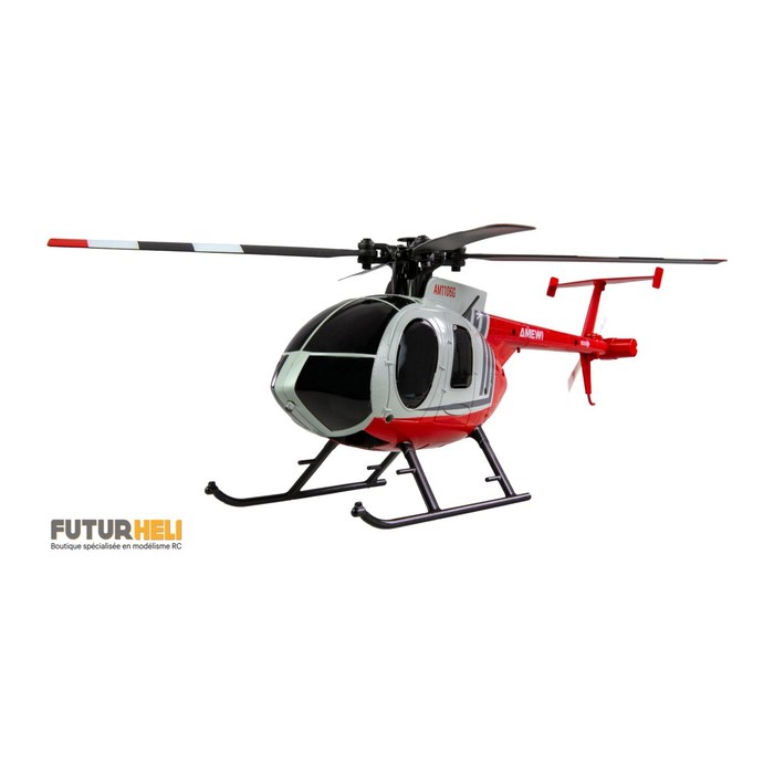 Amewi RC Helikopter MD500 Li-Po Akku 350mAh silber/rot