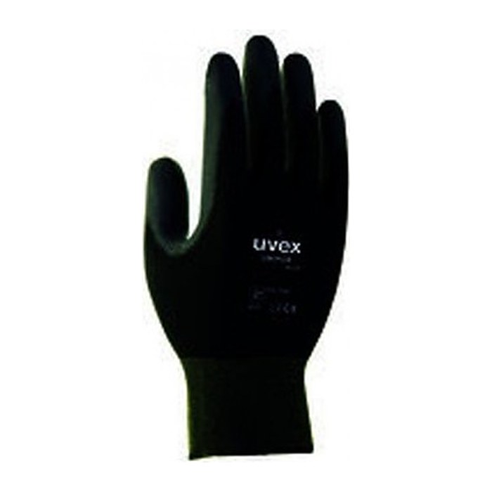uvex unisex Arbeitshandschuhe Unipur 6639 schwarz Größe 11, 1 Paar