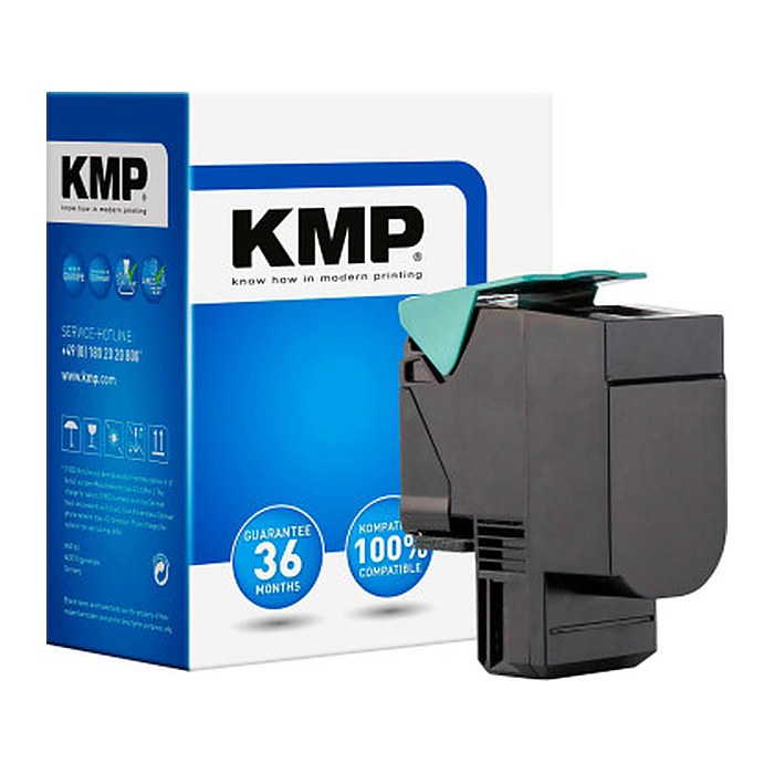 KMP L-T110B  schwarz Toner kompatibel zu LEXMARK 71B0010/71B20K0/71B0H10/71B2HK0