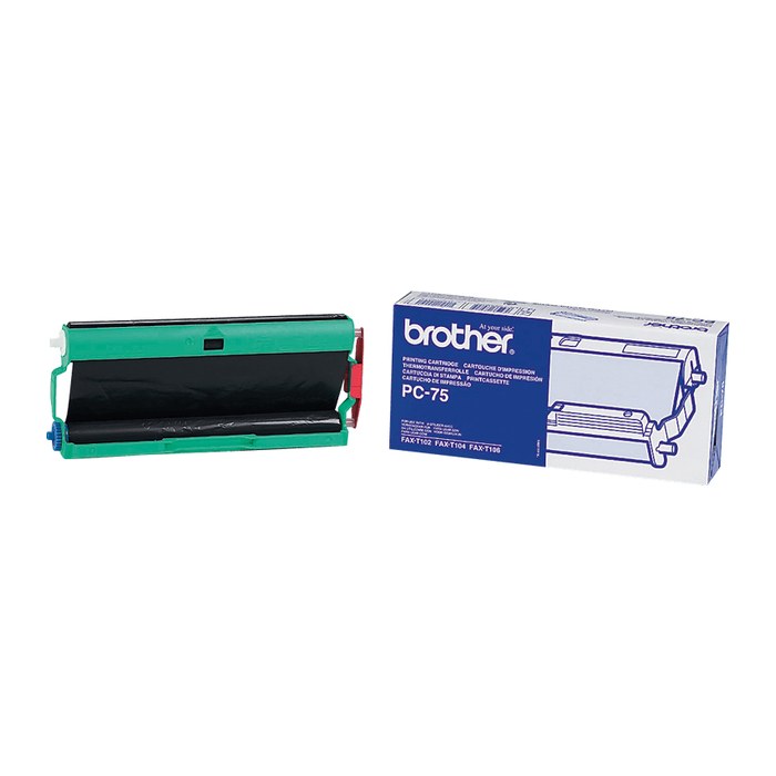 brother PC-75 schwarz Thermo-Druckfolie, 1 Rolle