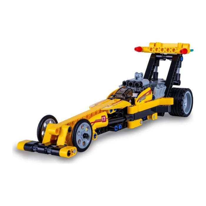 Jamara CaDA Drag Racing 1:24 Bricks gelb