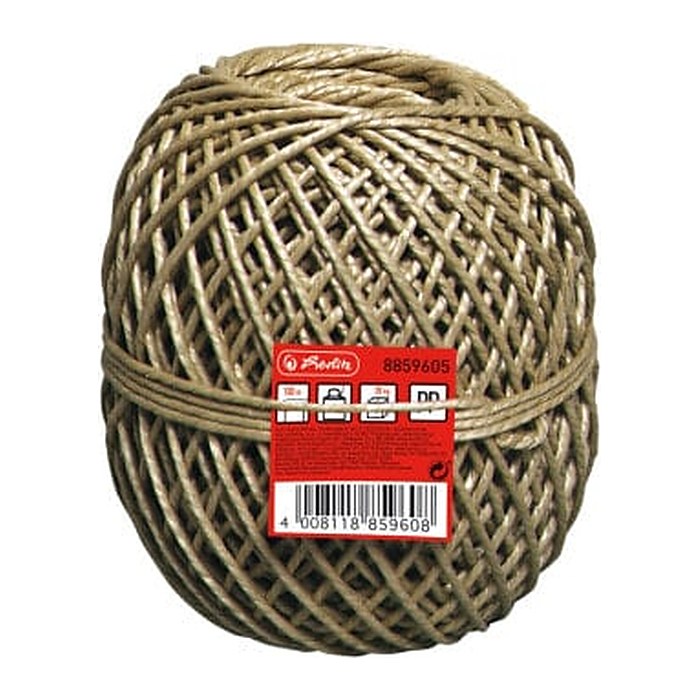 Herlitz Bindfaden 100m 45/20kg braun 1 Knäuel