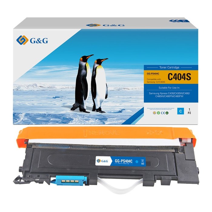 G&G Toner kompatibel mit Samsung CLT-C404S/ HP ST966A