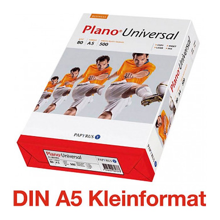 Plano® Kopierpapier Universal DIN A5 80 g/qm 500 Blatt