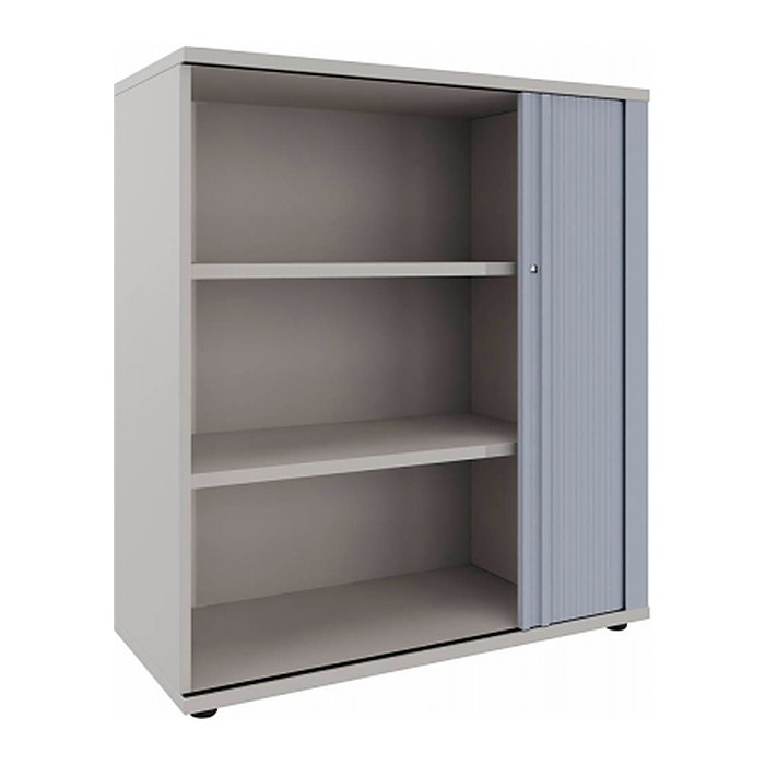 fm Rollladenschrank lichtgrau 2 Fachböden 100,0 x 44,2 x 113,3 cm