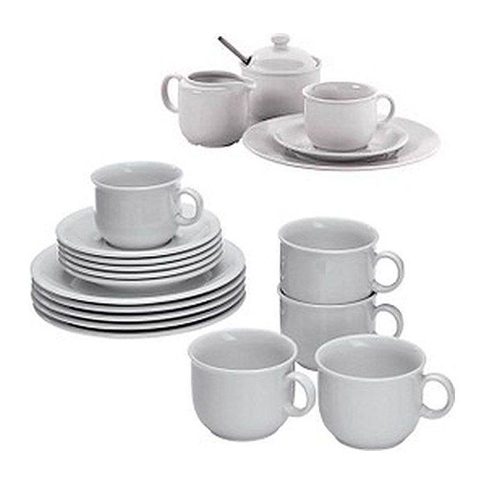 Seltmann Weiden Kaffeeservice Compact weiß 20-tlg., 20 St.