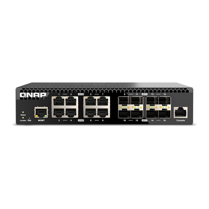 QNAP Switch 8 port 10GbE SFP+ and 8 ports 10GbE RJ45