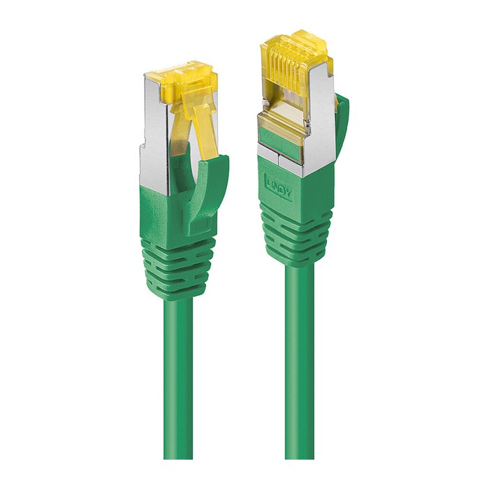 LINDY Patchkabel Cat6A RJ45 S/FTP Cat7 LSZH Kabel grün 10m