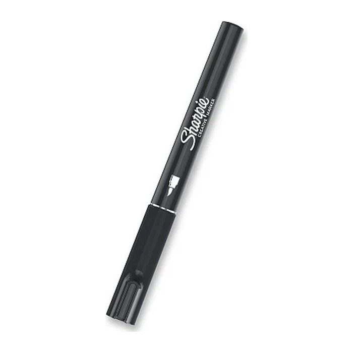 Sharpie Kreativmarker Pinselspitze Acryl schwarz