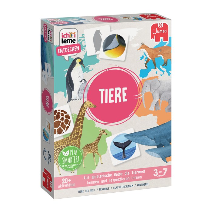 Jumbo Ich Lerne Entdecken Tieren Lernspiel, 1 St.