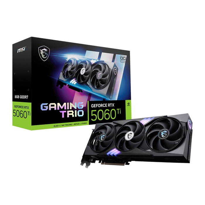 MSI RTX5060 TI 8G Gaming Trio OC 8GB GDDR7 HDMI 3xDP