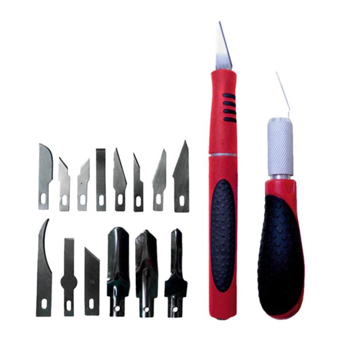 Werkzeyt Bastelmesser-Set rot, 1 St.