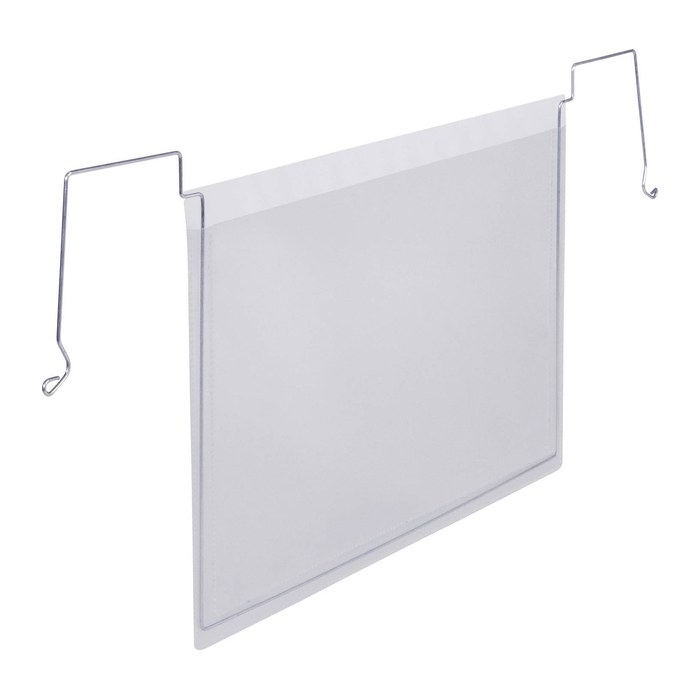 DURABLE Drahtbügeltaschen transparent A4, 50 St.