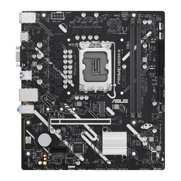 ASUS PRIME H810M-K (INTEL,1851,DDR5,mATX)
