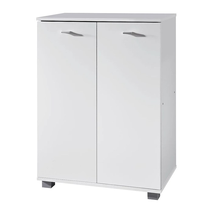 WOHNLING Schuhschrank, WL1.348 weiß 3 Fachböden 60,0 x 35,0 x 90,0 cm
