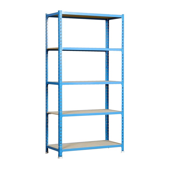 Simonrack Schwerlastregal MADERCLICK PLUS 5/500 448100025201055 blau 100,0 x 50,0 x 200,0 cm