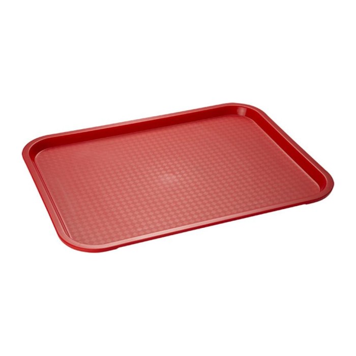 APS Tabletts Fast Food grau rechteckig 41,0 x 30,5 cm, 6 St.