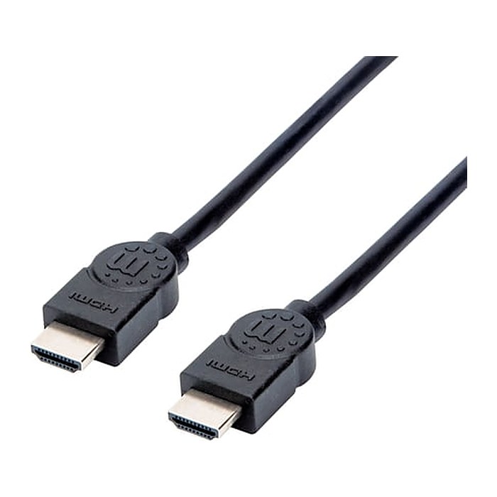 MANHATTAN HDMI-Kabel High Speed A -> A St/St 1.00m geschirm