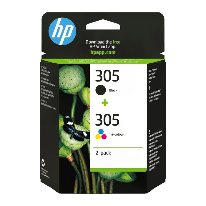 HP 305(6ZD17AE) schwarz, color Druckerpatronen, 2er-Set