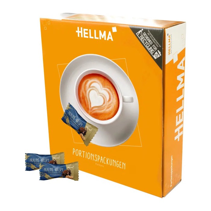 HELLMA Praliné Krispy Schokolade 380 St./554,8 g, 380 St.