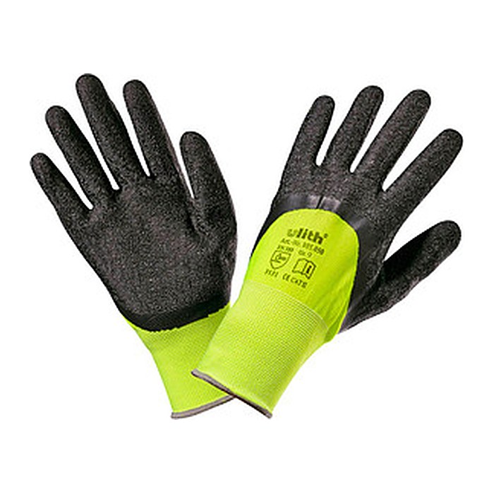 Ulith unisex Arbeitshandschuhe schwarz Größe 9, 1 Paar