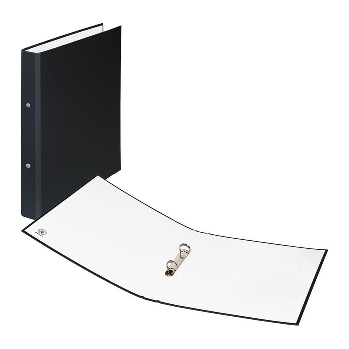 DONAU Ringbuch 2-Ringe schwarz 2,5 cm DIN A4, 1 St.