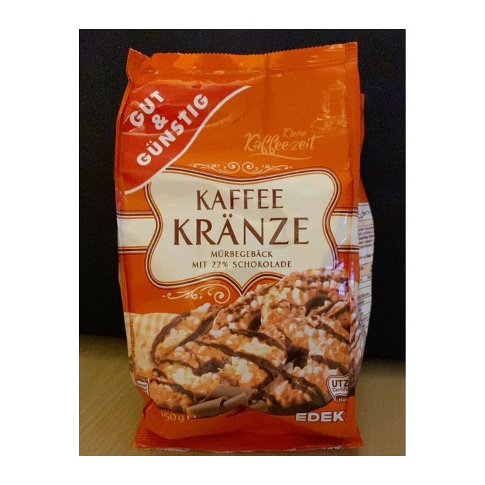 GUT&GÜNSTIG Kaffeekränze Gebäck 250,0 g, 1 St.