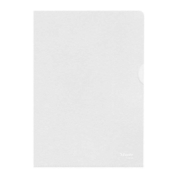 Esselte Sichthüllen Standard Plus 54850 DIN A5 transparent genarbt 0,12 mm, 100 St.