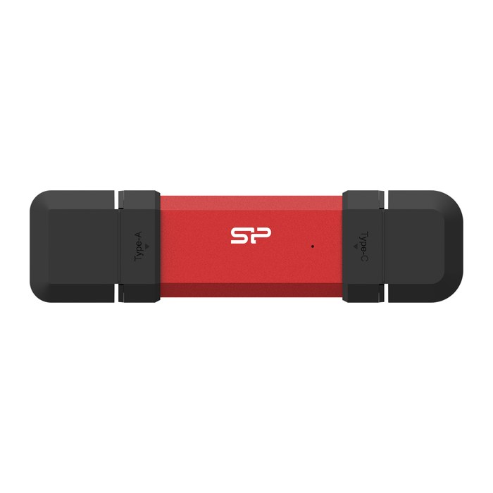 Silicon Power USB-Stick 500GB USB3.2 + Type-C DS72 Red