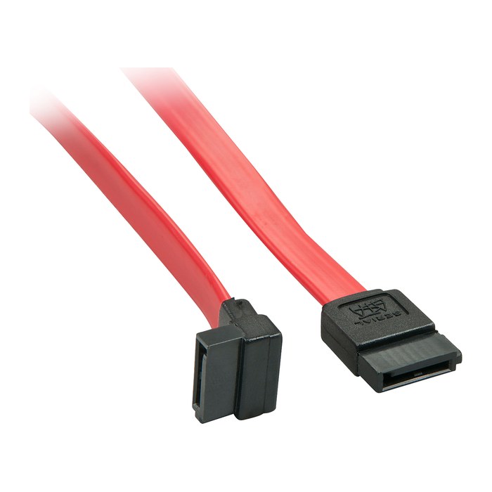 LINDY SATA III Kabel 90° 7pol. SAS kompatibel 0.7m