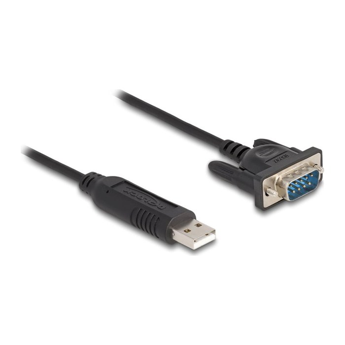 DELOCK Adapterkabel USB 2.0 Typ-A St zu 1 x Seriell 50cm