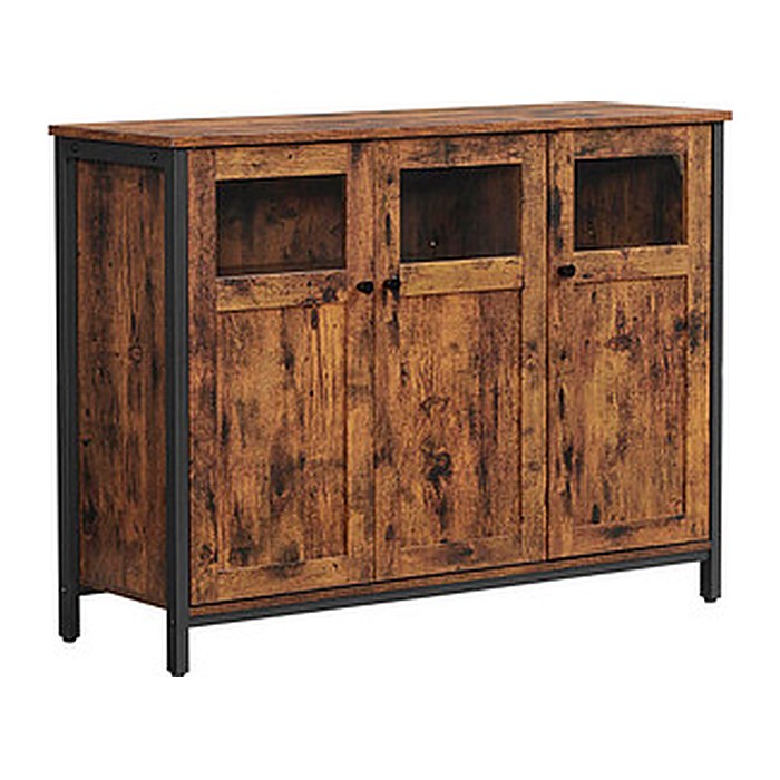 VASAGLE Sideboard, LSC099B01V1 braun 100,0 x 35,0 x 75,0 cm, 1 St.