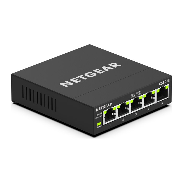 NETGEAR Switch 5x GE GS305E-100PES Smart managed Plus