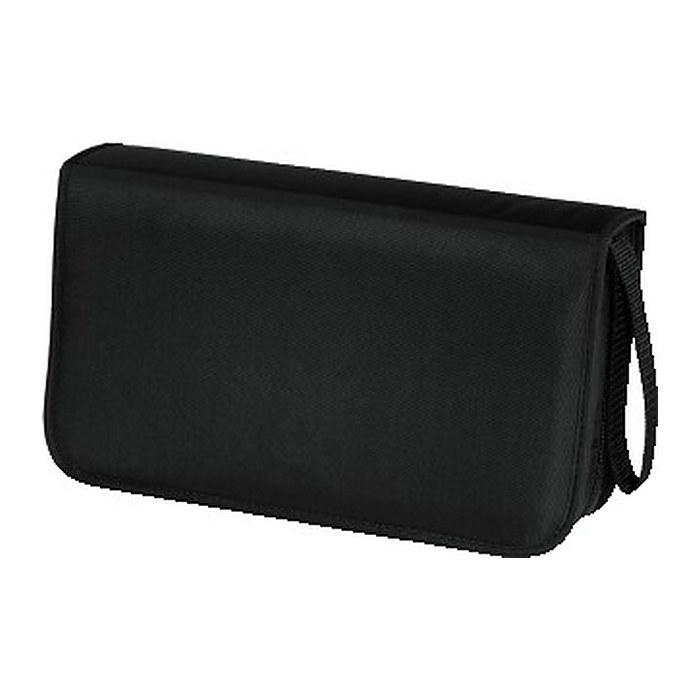 hama 80er CD-/DVD-Tasche Wallet schwarz, 1 St.