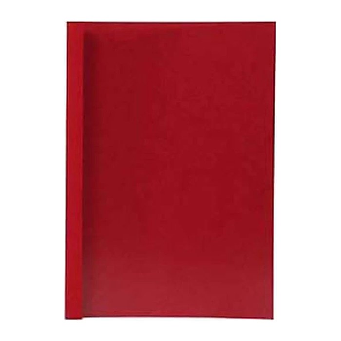 LMG Thermo-Bindemappen rot Lederkarton für 20 - 30 Blatt, 50 St.