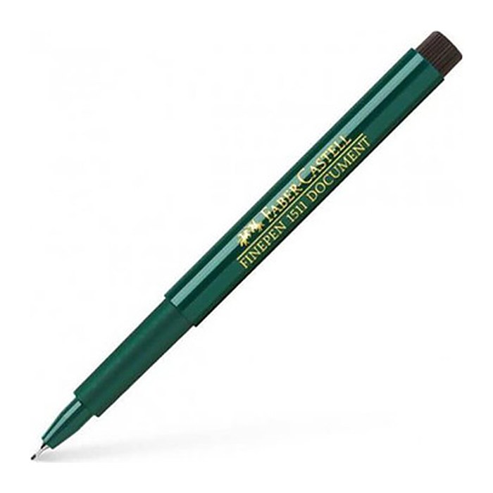 FABER-CASTELL 1511 Fineliner schwarz 0,4 mm, 10 St.