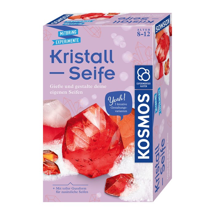 KOSMOS Experimentierkasten Kristall-Seife mehrfarbig
