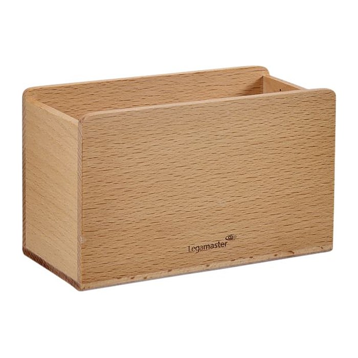 Legamaster magnetischer Stiftehalter WOODEN braun Holz 19,0 x 7,5 x 9,2 cm