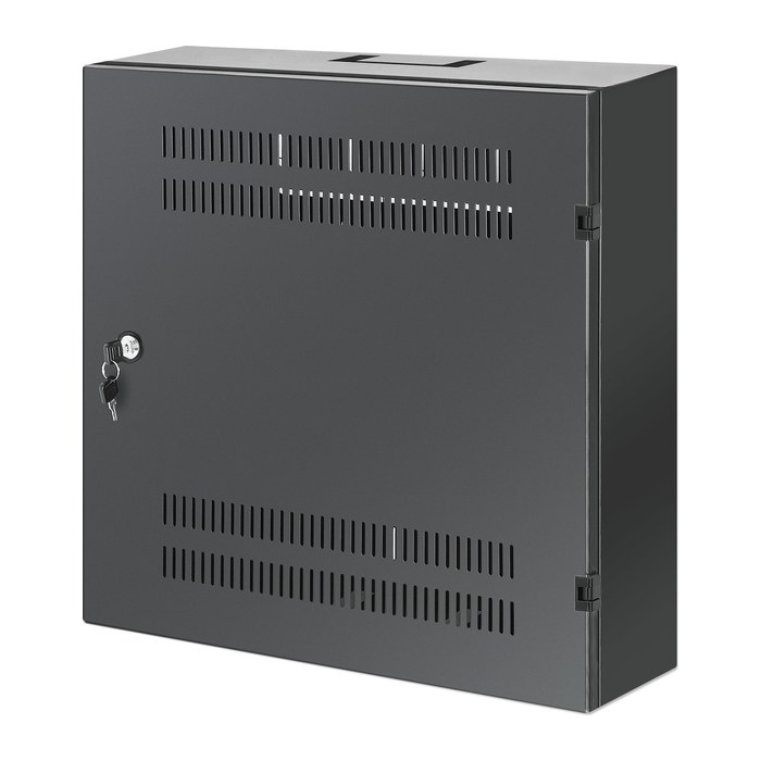 INTELLINET Wandverteiler 4HE 540x550mm schwarz