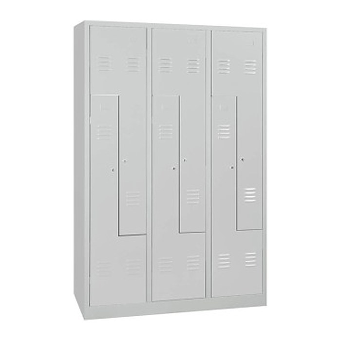 Gürkan Z-Spind lichtgrau 106583, 6 Schließfächer 120,0 x 50,0 x 180,0 cm