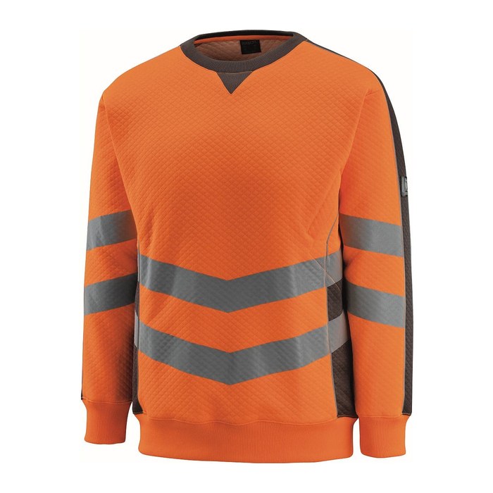 MASCOT® unisex Warnschutz-Langarmshirt Wigton  orange, dunkelanthrazit Größe 4XL, 1 St.
