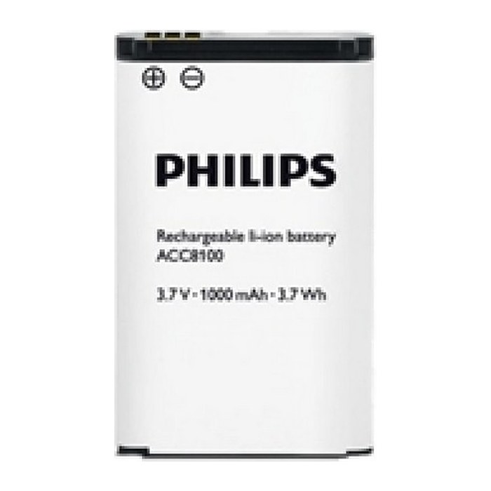 PHILIPS Akku für Diktiergeräte ACC8100 Li-Ion 3,7 V, 1.000 mAh