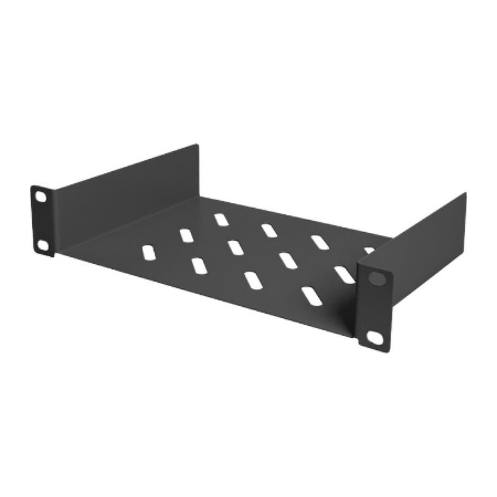 DIGITUS Fachboden 1HE 254mm (10"), schwarz