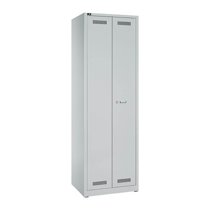 BISLEY LIGHT Putzmittelschrank GL06AZ-245 GL06AZ645 lichtgrau 4 Fachböden 60,0 x 50,0 x 185,0 cm, aufgebaut, 1 St.