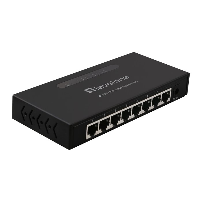 LevelOne Switch 8xGE unmanaged Metall