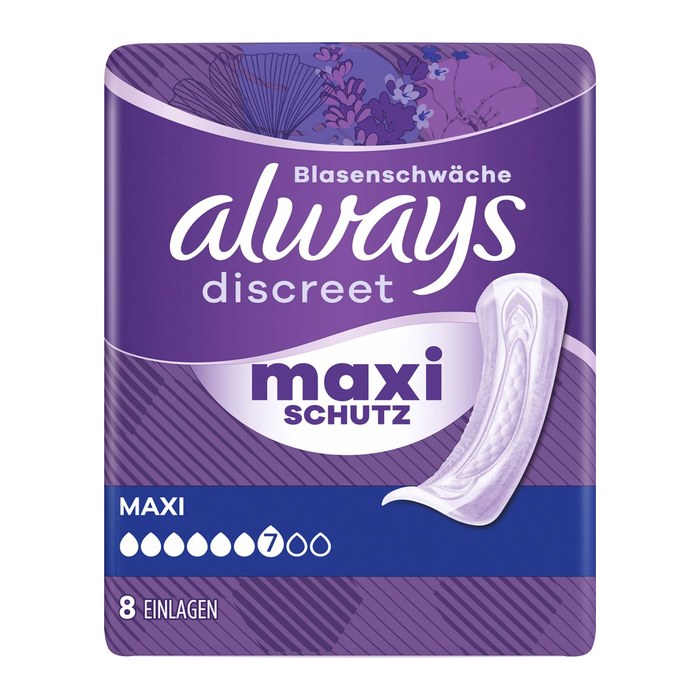 always Inkontinenzeinlagen discreet Extra Sicher Ultimate Tag , 8 St.